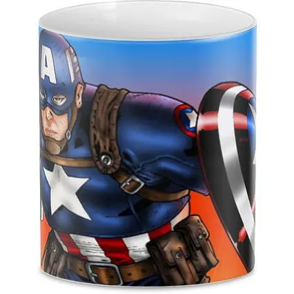 Кружка GeekLand Captain America CA.02.031 330 мл белая - фото 2