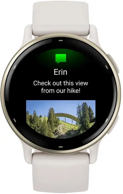 Смарт-часы Garmin Vivoactive 5 Cream Gold Aluminum Bezel with Ivory Case and Silicone Band (010-02862-11/5B) - фото 7
