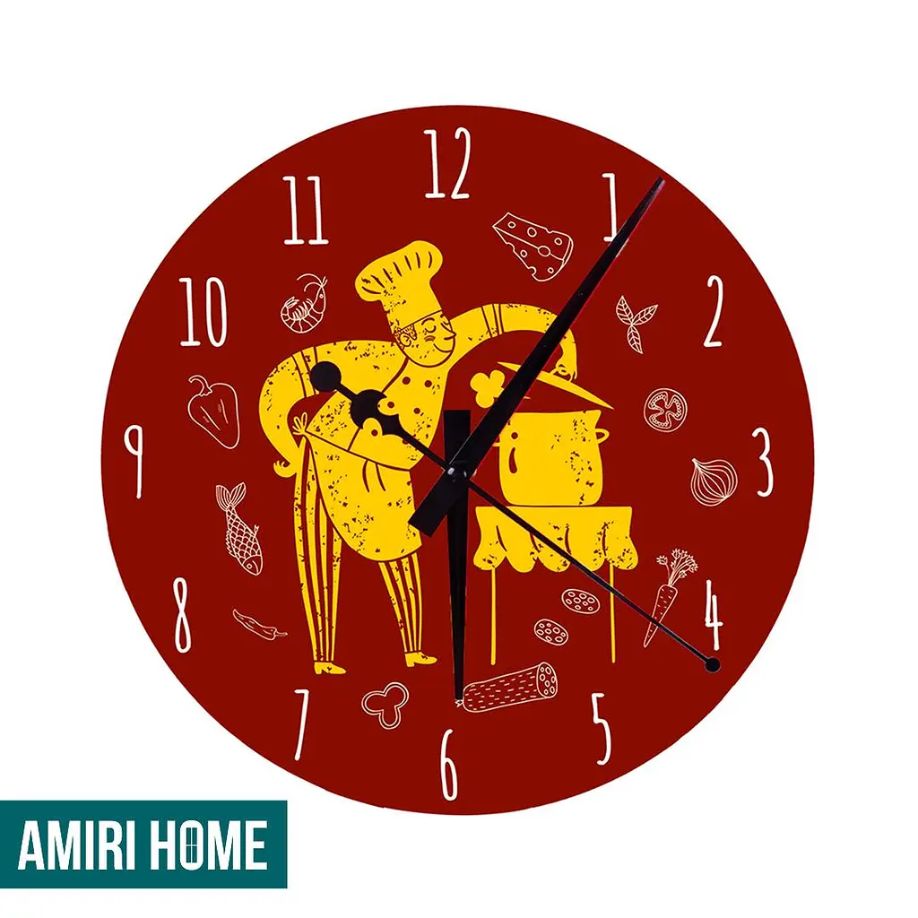 Настінний годинник AMIRI HOME Кухар VG1009