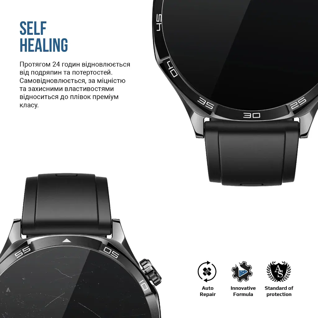 Плівка захисна Armorstandart Matte hydrogel Huawei GT2 (46mm) 6 pcs (ARM92144) - фото 3