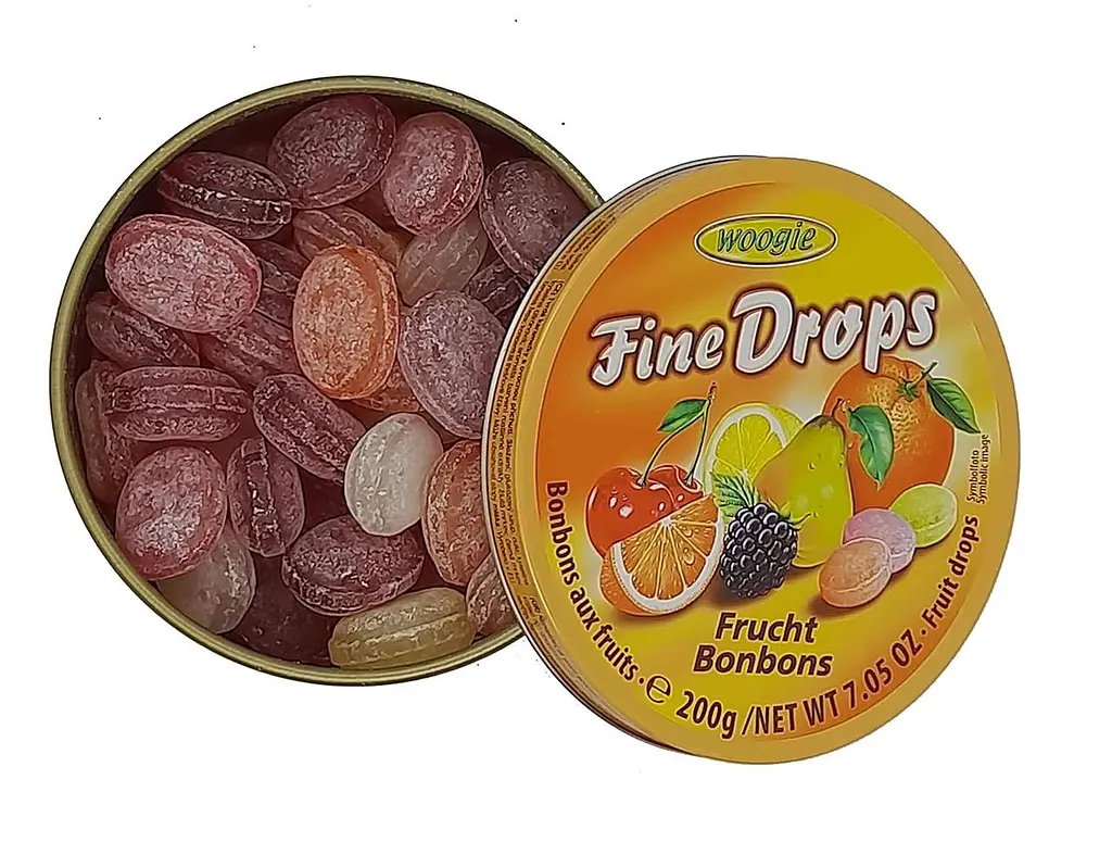 Льодяники Woogie Fine Drops зі смаком фруктів 200г - фото 4