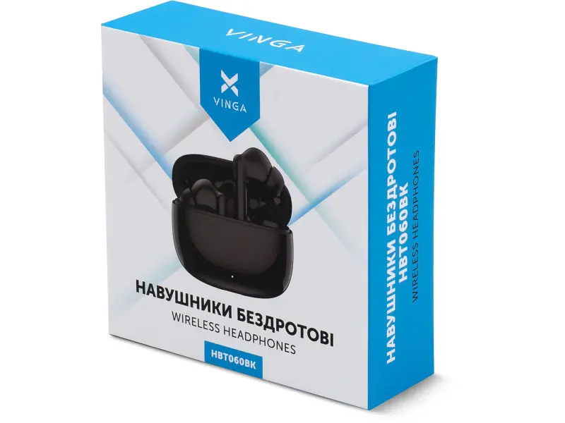 Навушники TWS Vinga HBT060 Black (HBT060BK) - фото 6