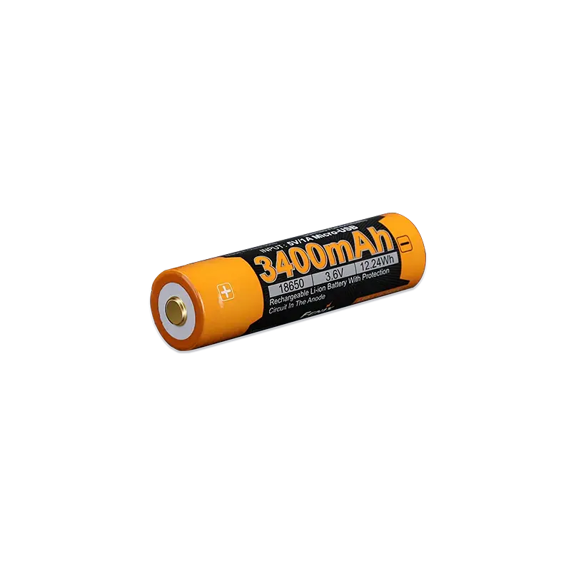 Акумулятор 18650 Fenix (3400 mAh) micro usb зарядка - фото 4