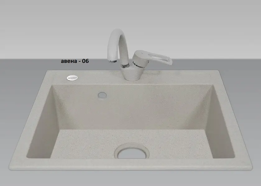 Кухонная мойка Adamant Prizma 590x495x200 avena 428223, Бежевый - фото 2