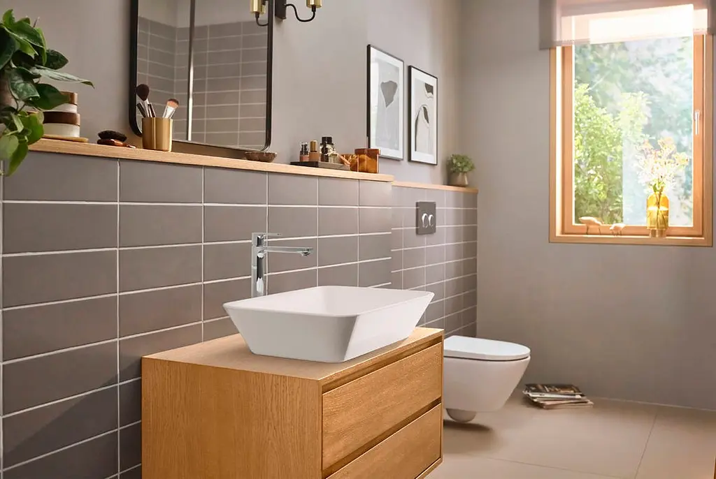 Змішувач для умивальника Hansgrohe Rebris E CoolStart EcoSmart+ з донним клапаном chrome 72591000 - фото 3