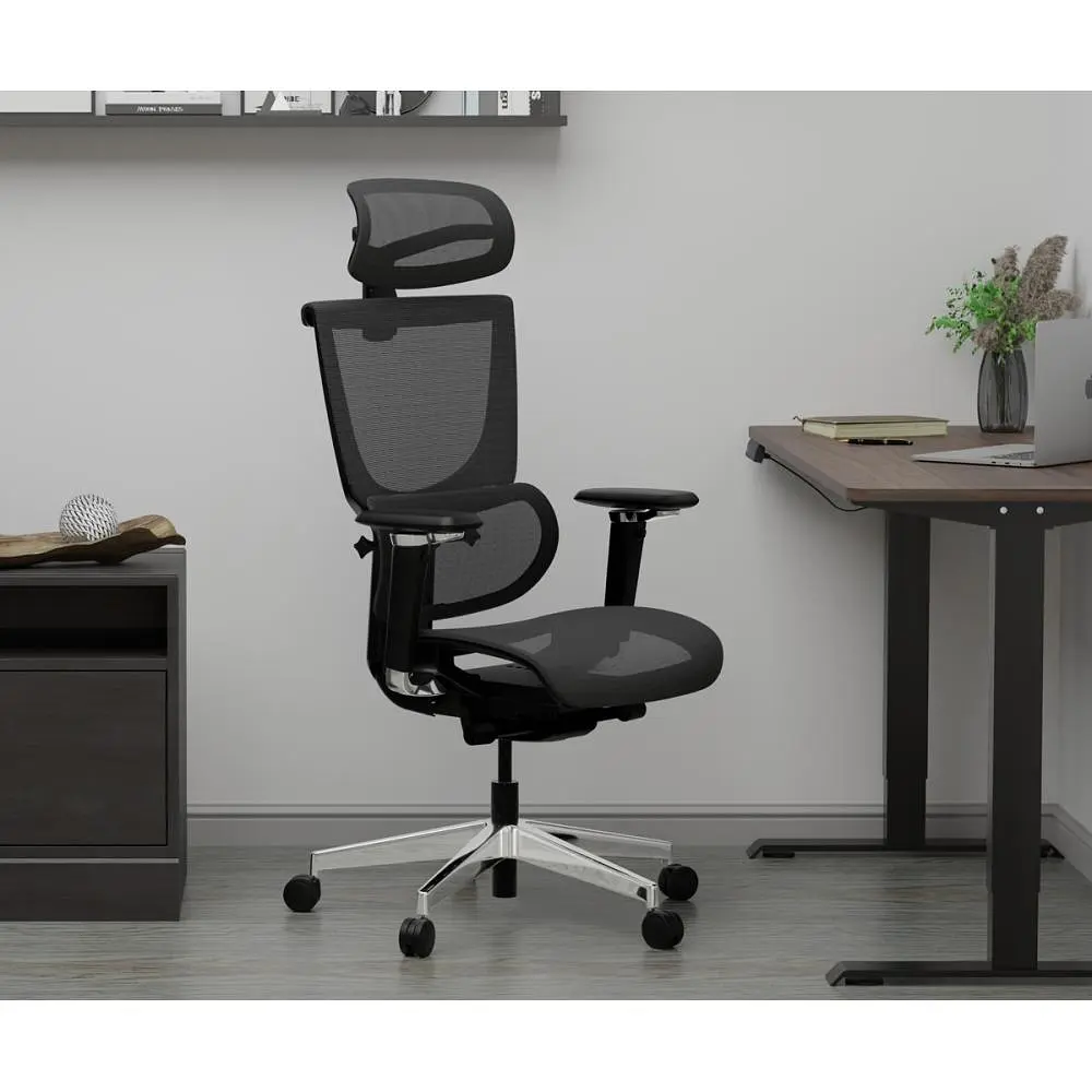Крісло Mealux S8 Air Black ( HF-S8P M/B) - фото 4