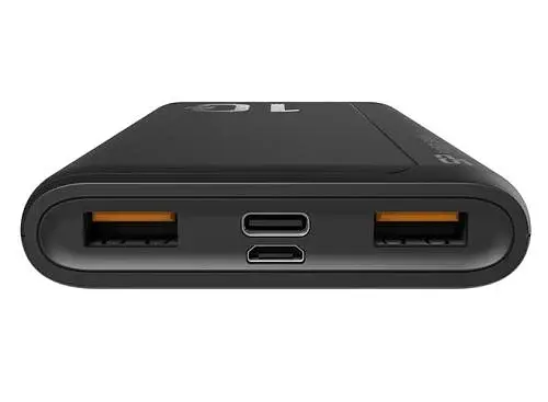 Універсальна мобільна батарея 10000 mAh QP15 Black 18 Вт Silicon Power teh0019638 - фото 3