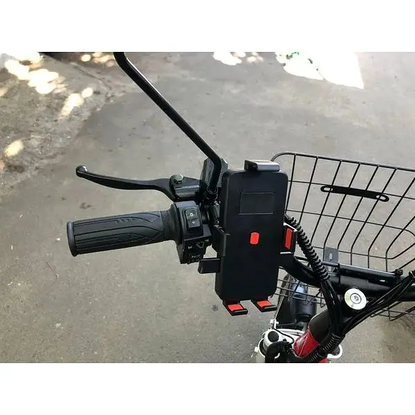 Електровелосипед Minako V4 PRO двомісний 500W/60V/18Ah із заднім амортизатором червоний - фото 12