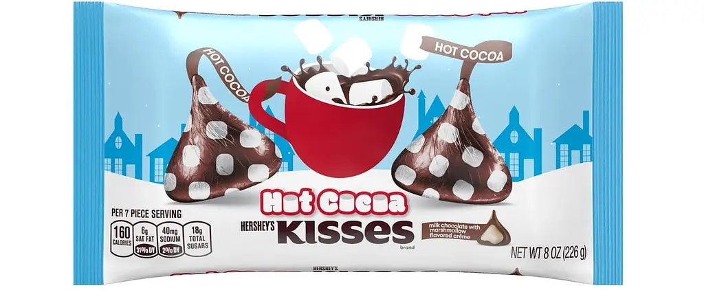 Шоколадні цукерки Kisses Hot Cocoa 198g