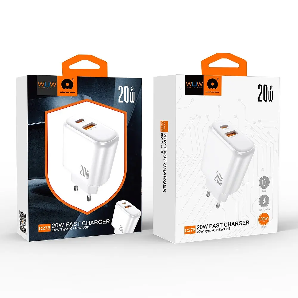 Мережевий зарядний пристрій WUW-C276 PD20W+QC18W - фото 2