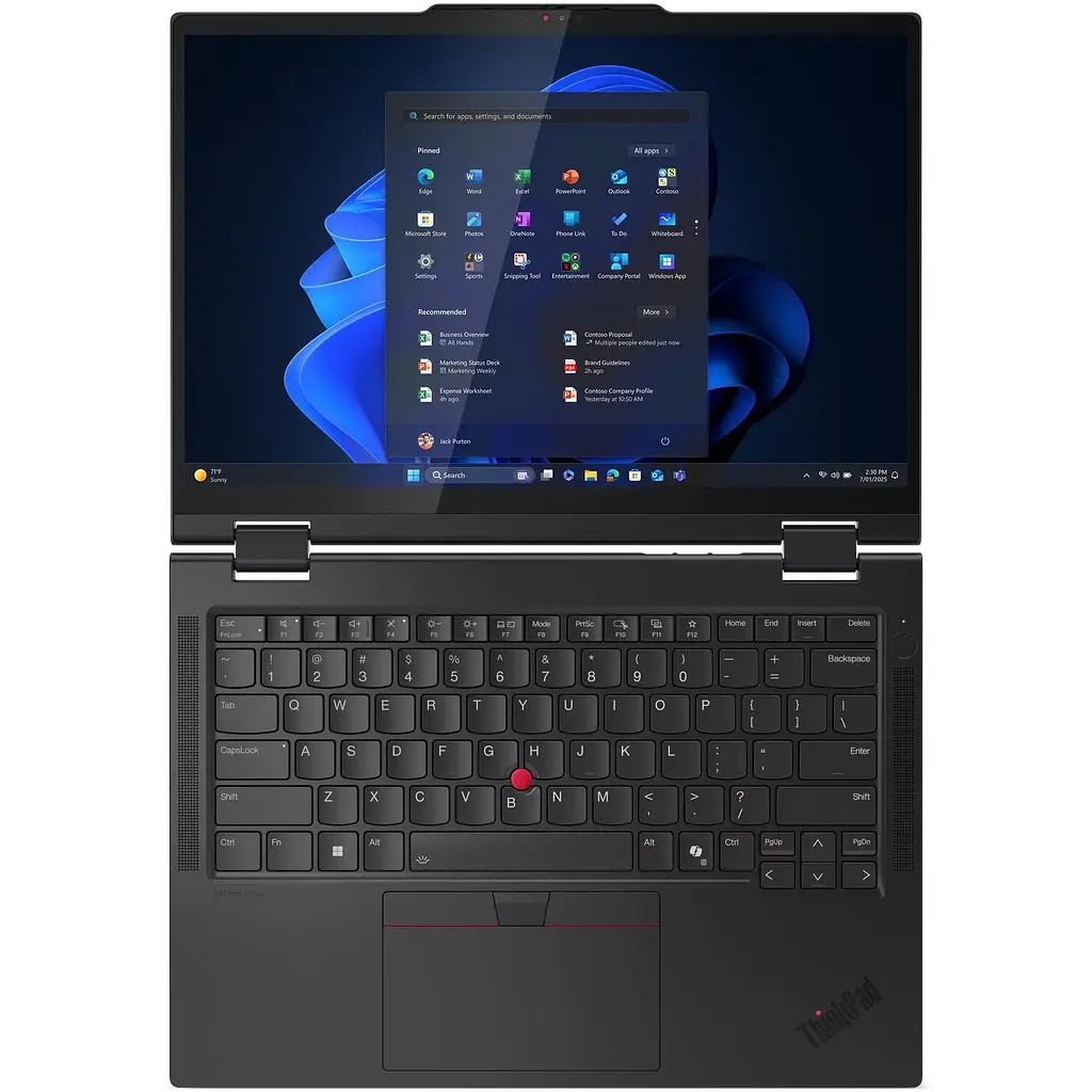 Ноутбук Lenovo ThinkPad T14s 2- в- 1 Gen 1 Intel Core Ultra 7 255U до 5, 20 ГГц, 14 WUXGA, IPS, Multi- Touch, 32 ГБ RAM, 1 ТБ SSD, Intel, Windows 11 Pro - фото 11