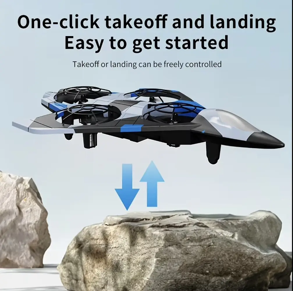 Міні-дрон LINKBEST E76 EPS з яскравим підсвічуванням пульта, зліт однією кнопкою - фото 5