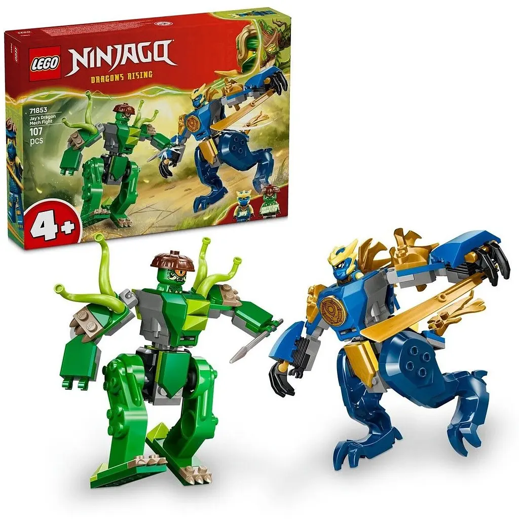 Конструктор LEGO Ninjago Битва работа дракона Джея 107 деталей (71853) - фото 4