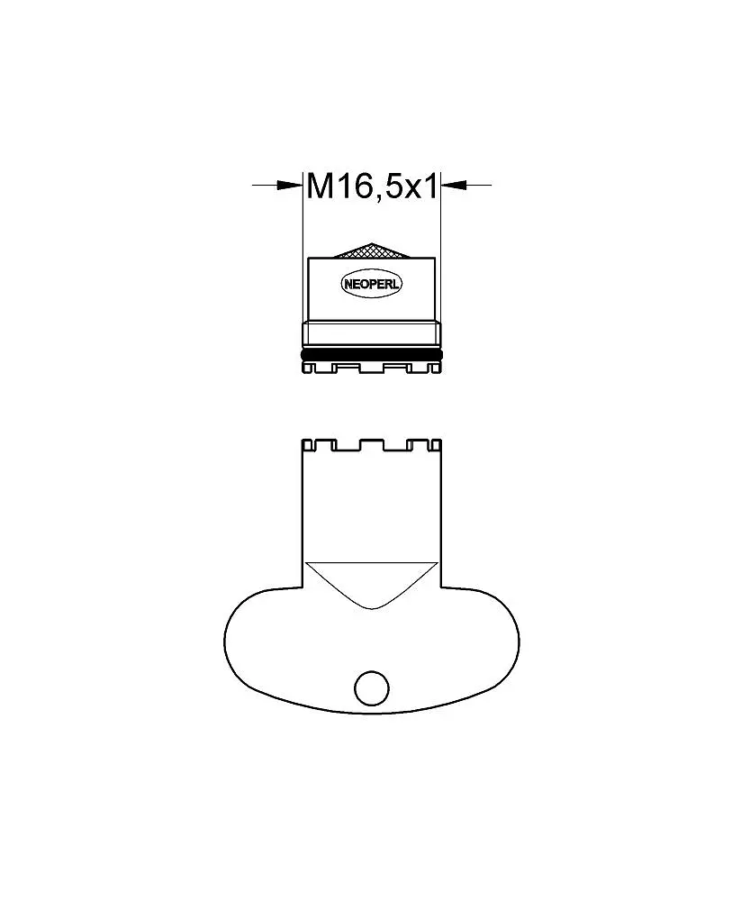 Комплект аераторів Grohe 7,2 л/хв + 14,9 л/хв різьбленням М16,5 13937000, Хром - фото 2