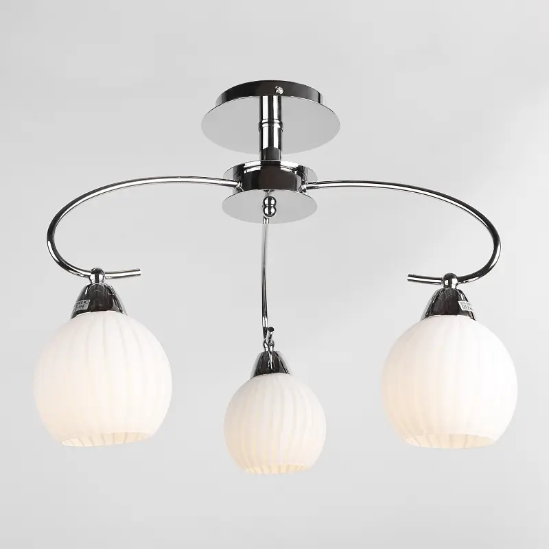 Люстра потолочная Brille для кухни E14 40W CH (LK-262C/3) - фото 4