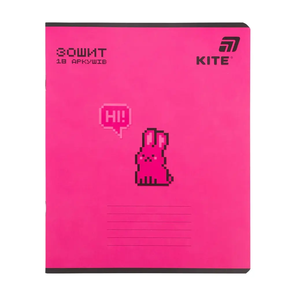 Зошит Kite One color, 18 аркушів, лінія (K26-237-1), в асортименті - фото 2