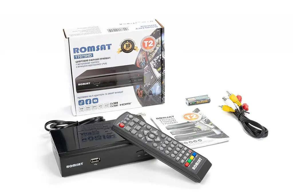 Тюнер DVB-T2 Romsat T7070HD - фото 5
