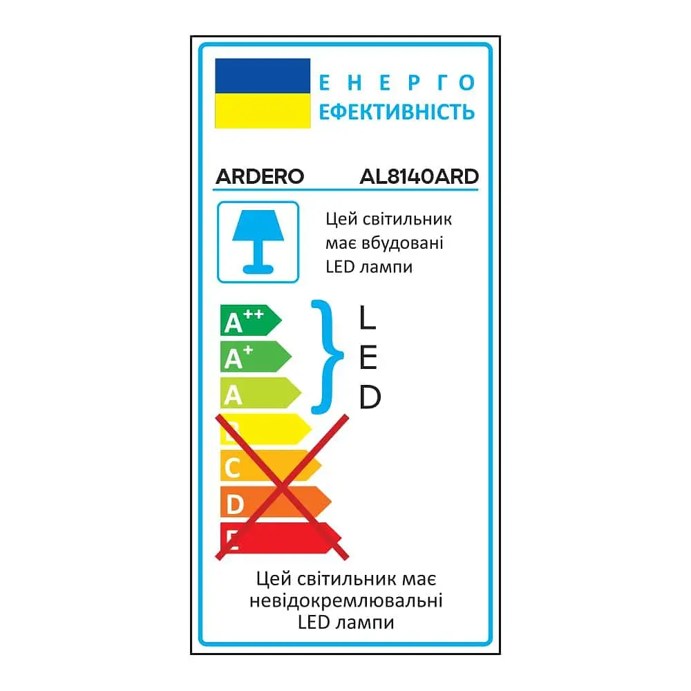 Світлодіодний накладний світильник Ardero AL8140ARD 6Вт 4000K білий - фото 2