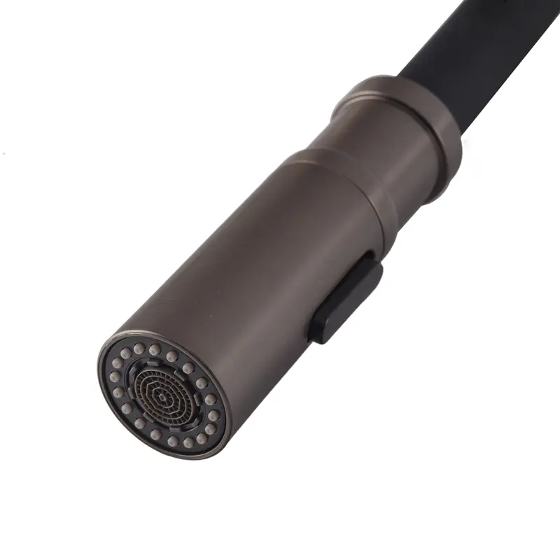 Смеситель для кухни на две воды с гибким изливом Koer KI-72035-07 KR5816, Графит - фото 4