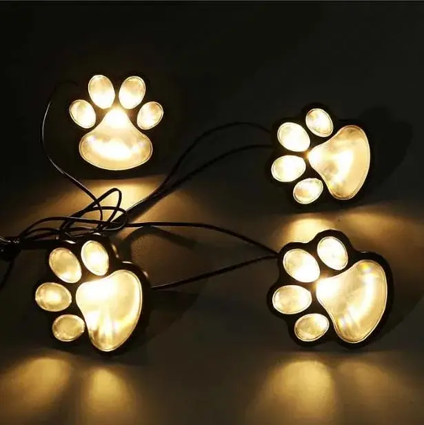 Світильник Solar Paw Print Lights на сонячній батареї 4 шт. - фото 5
