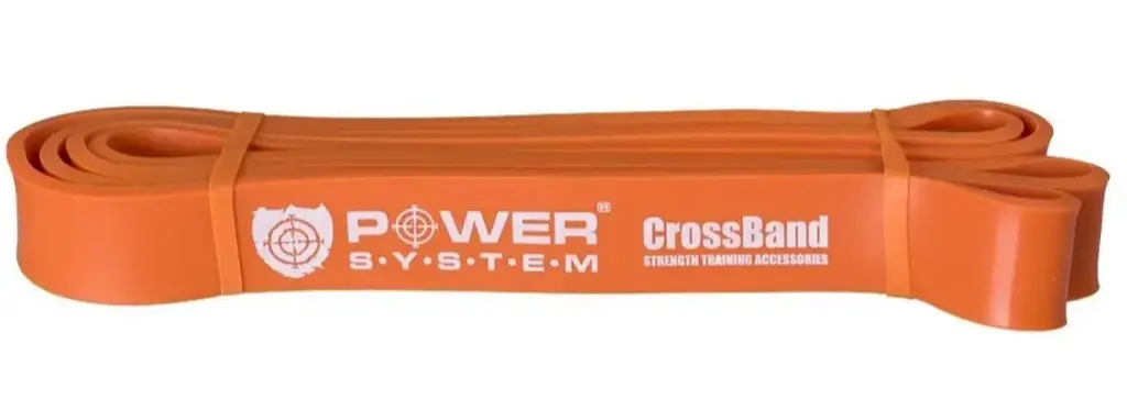 Еспандер-петля (гумка для фітнесу і кроссфіту) Power System PS-4052 CrossFit Level 2 Orange (опір 10-35 кг) (PS-4052_Orange)