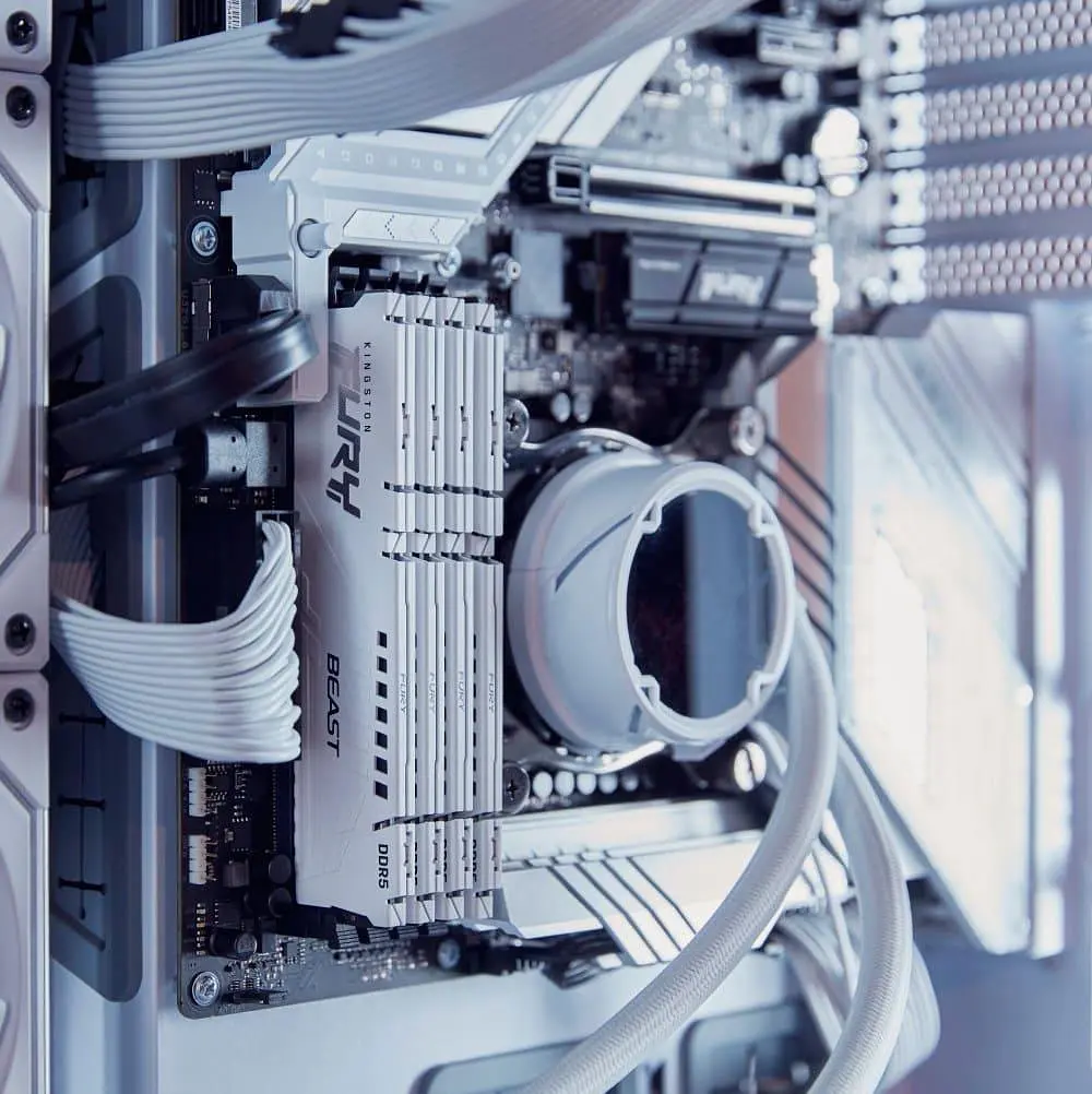 Модуль пам'яті Kingston Fury DDR5 32GB 6000MHz Beast White EXPO (KF560C30BWE-32) - фото 4