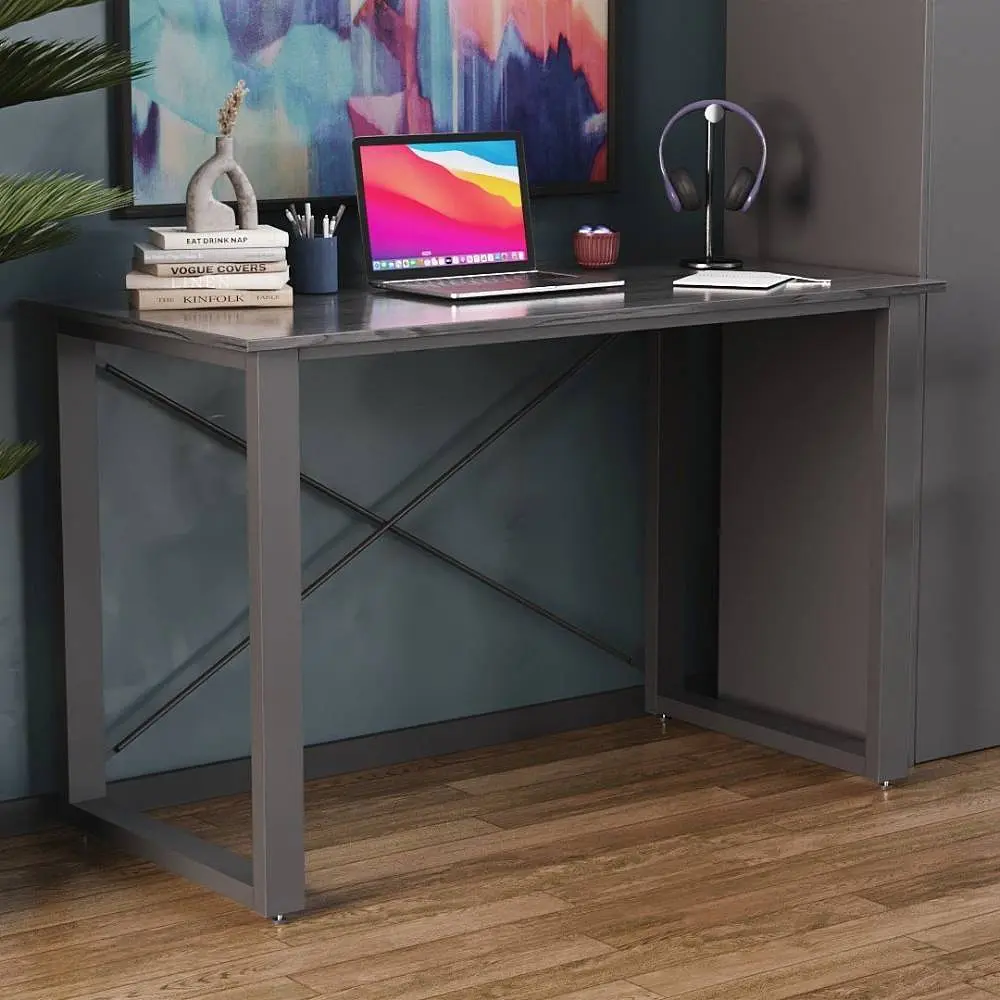 Письмовий стіл Ferrum-decor Драйв 750x1200x600 Чорний метал ДСП Сосна Кембра 16 мм (FRD-103110) - фото 1