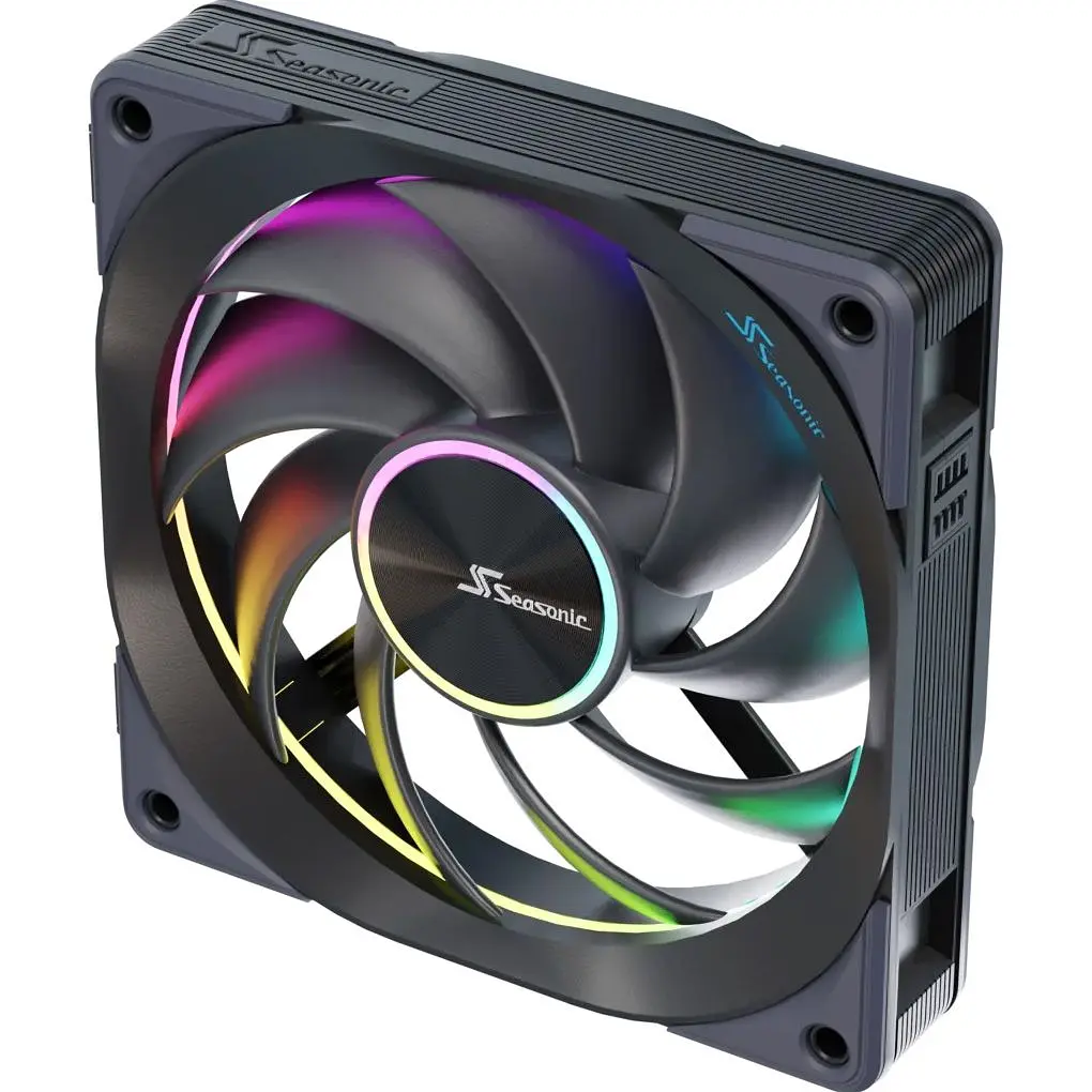 Комплект корпусних вентиляторів SeaSonic MagFlow 120 ARGB (MAGFLOW-ARGB-3) [167889] - фото 5