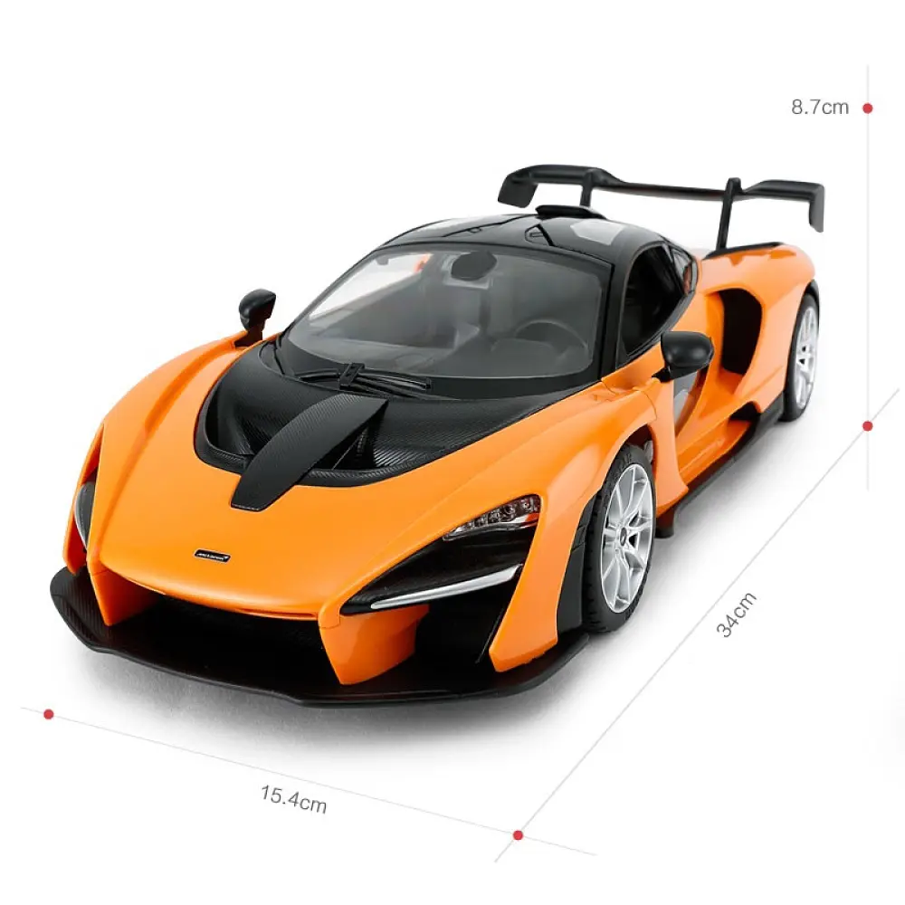 Машинка Rastar McLaren Senna на радіокеруванні. 1:14. Помаранчевий - фото 3