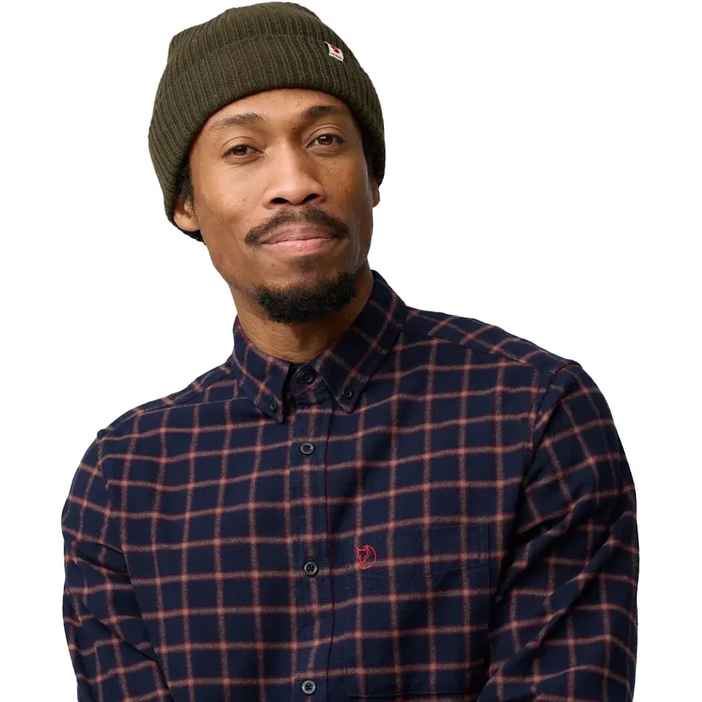 Сорочка Fjallraven Ovik Flannel Shirt M L Dark Navy - фото 3