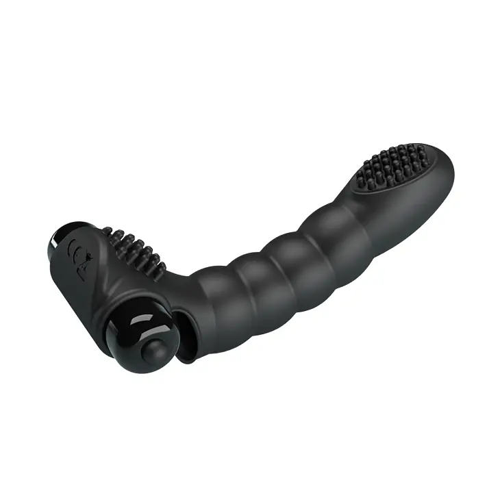 Насадка на палець - Pretty Love Alexander Finger Vibrator Black - фото 8