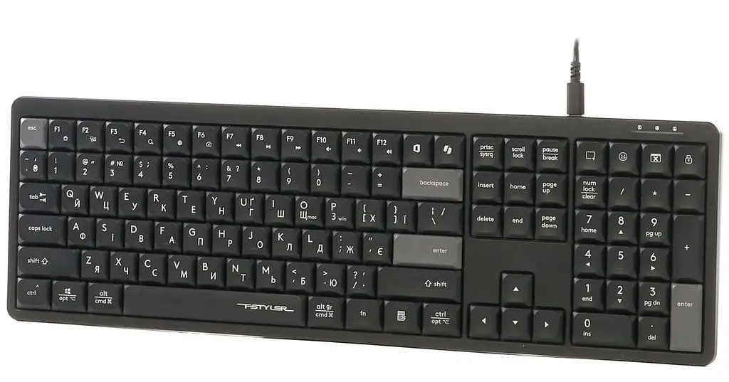 Клавіатура A4Tech A4-Tech Fstyler FX55 (Black) (FX55 (Black)) - фото 3