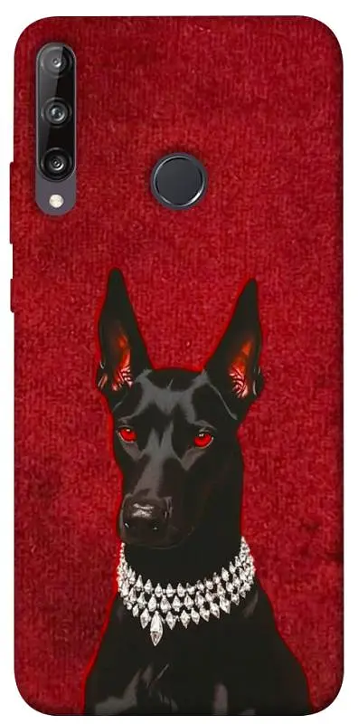 TPU чохол Demsky Premium doberman для Huawei P40 Lite E / Y7p (2020)
