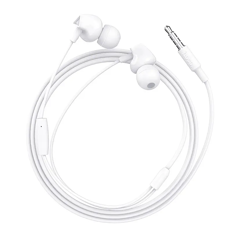 Дротові навушники Hoco M60 Perfect Sound, 3.5mm, 1.2m, Білий - фото 3