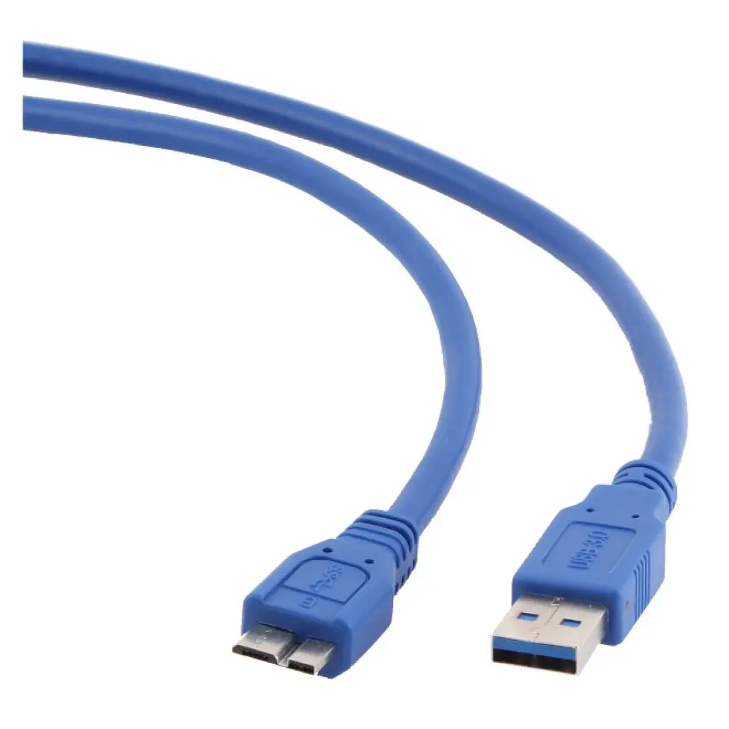 Кабель Atcom Usb 3.0 AM to Micro-B пакет довжина 0.8 м синій - фото 2