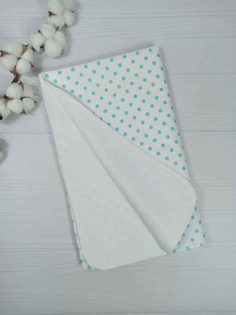 Пелюшки дитячі a.l.babybox Горох 50х80 см 3 шт. Різнокольоровий (NA 18169411) - фото 6