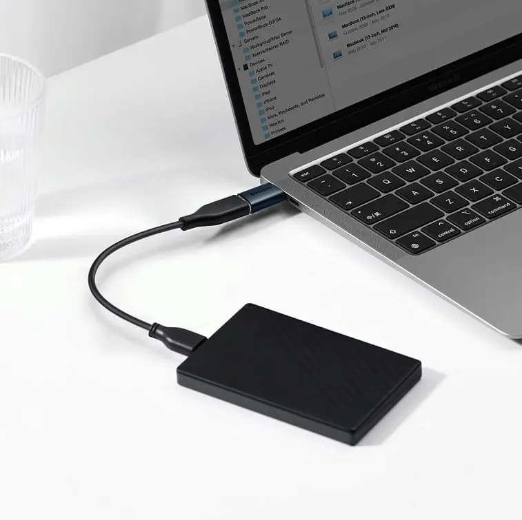 Адаптер Baseus Ingenuity Series Mini OTG Adaptor Type-C to USB-A 3.1 ZJJQ000003 синий - фото 4
