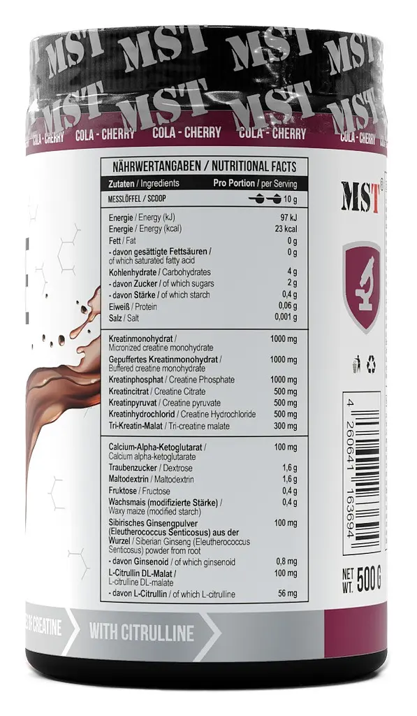 Комплекс Креатин MST Nutritionів 7в1 Creatine Kick - 500 г - фото 2