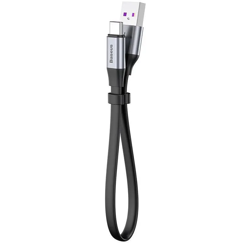 Кабель Baseus Simple HW Cable USB to Type-C 40W 0.23m CATMBJ-BG1 Black-Grey - фото 2