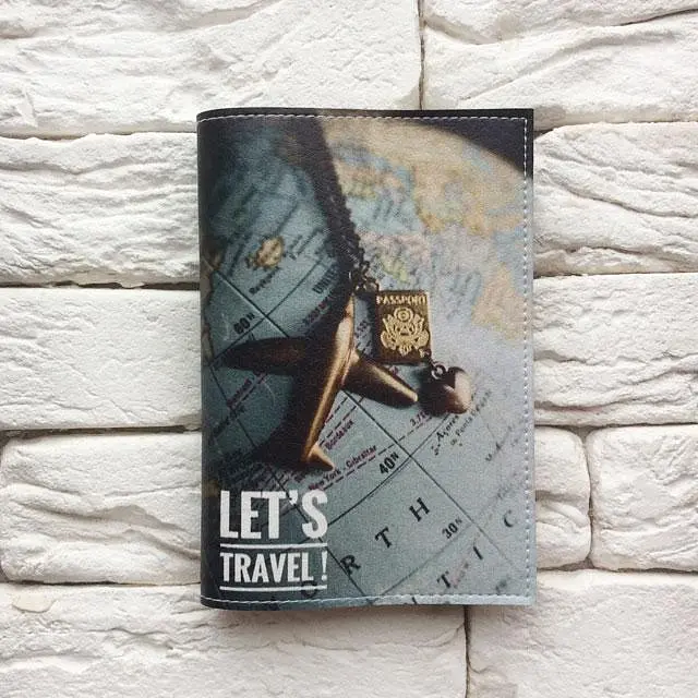 Обкладинка на паспорт let's travel 3 - фото 2