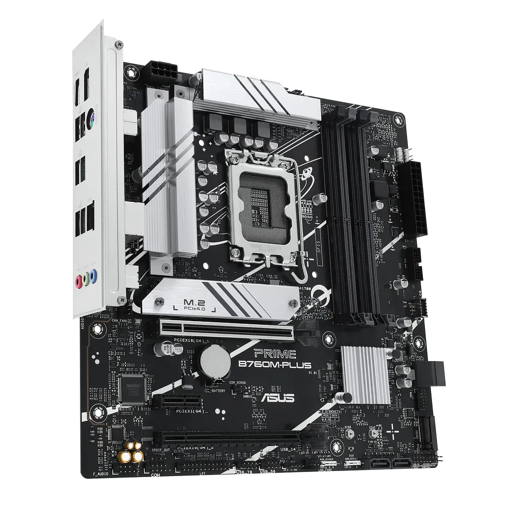 Материнская плата PRIME B760M-PLUS s1700 B760 4xDDR5 M.2 HDMI DP mATX Asus teh0018999 - фото 3