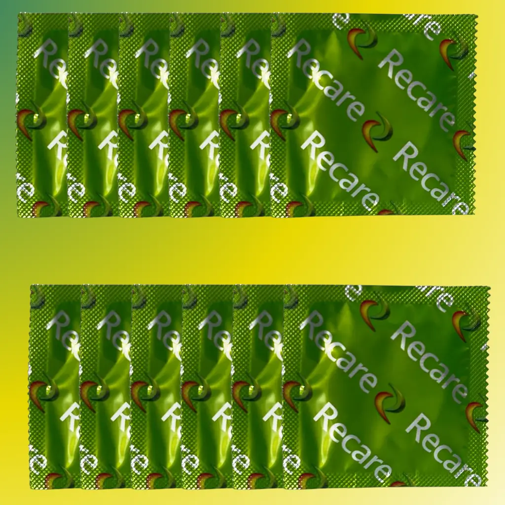 Презервативи Recare Ultra Thin mint 12 шт. з ароматом м'яти (ROZ6501053499) - фото 3