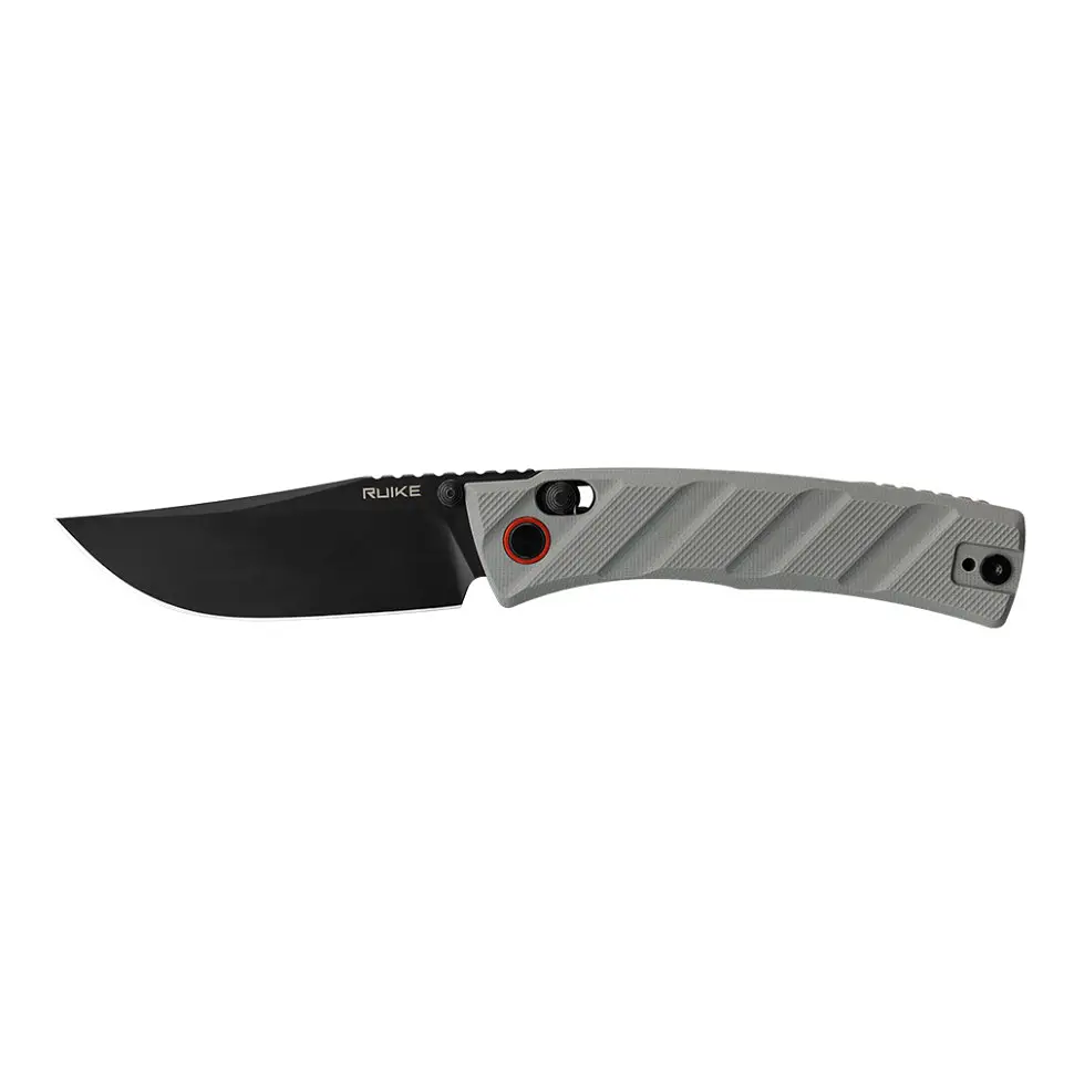 Ніж складаний кишеньковий Ruike P856-K, (7.9 см) 14C28N / G10 сірий - фото 2