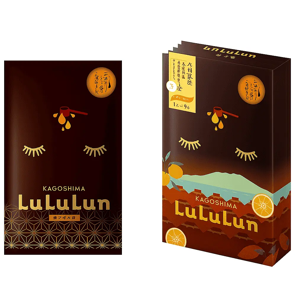LULULUN Face Mask Kyushu Sweet Orange освітлююча маска з екстрактом апельсина, 1 шт х 5 уп - фото 3