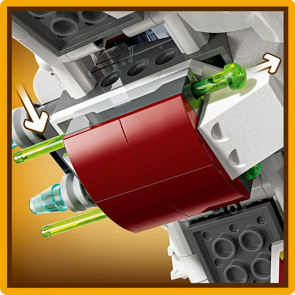 Конструктор LEGO Star Wars Джедайський перехоплювач Асоки 290 деталей (75401) - фото 6