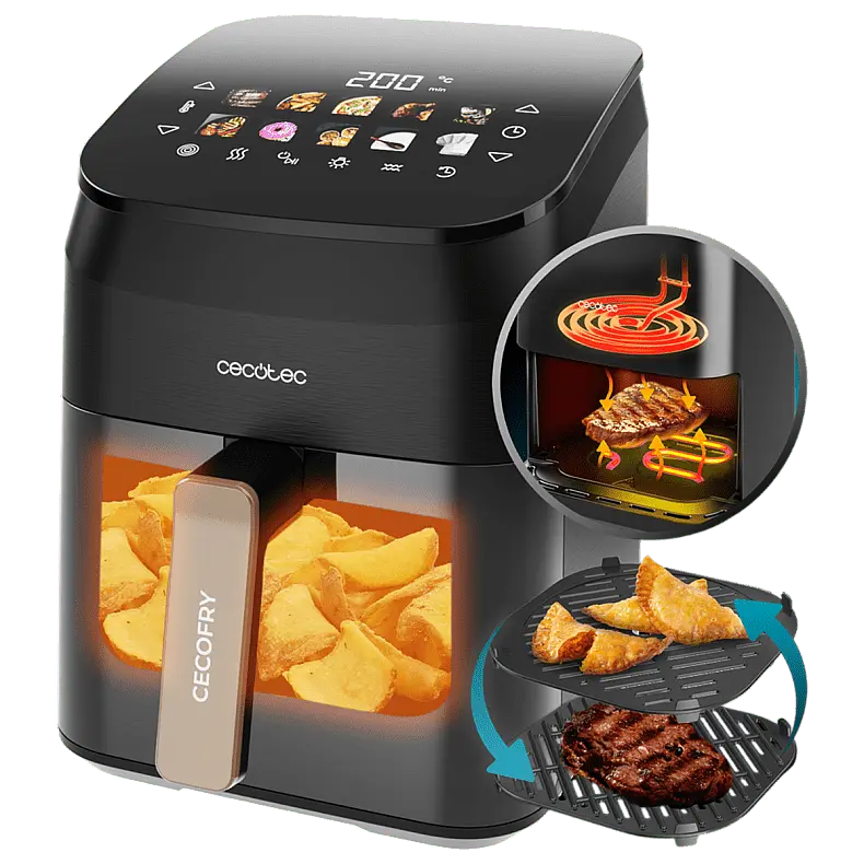 Мультипечь CECOTEC Cecofry&Grill Smokin 4500 - фото 4