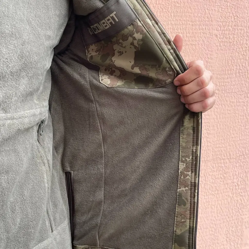 Куртка чоловіча тактична Мультикам Combat Туреччина Софтшел Soft-Shell ЗСУ 8067 S - фото 8