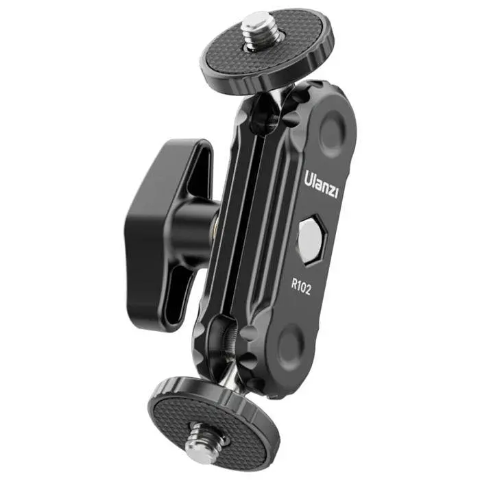 Шарнірний кріплення Ulanzi R102 Dual 1/4 Grip UV-3058 R102 Black - фото 5