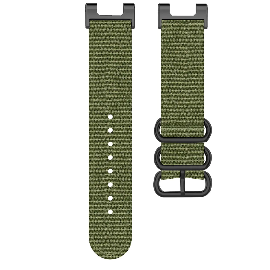 Нейлоновий ремінець Primo Traveller для годинника Xiaomi Amazfit T-Rex (A1918)/T-Rex Pro (A2013) Army Green - фото 4