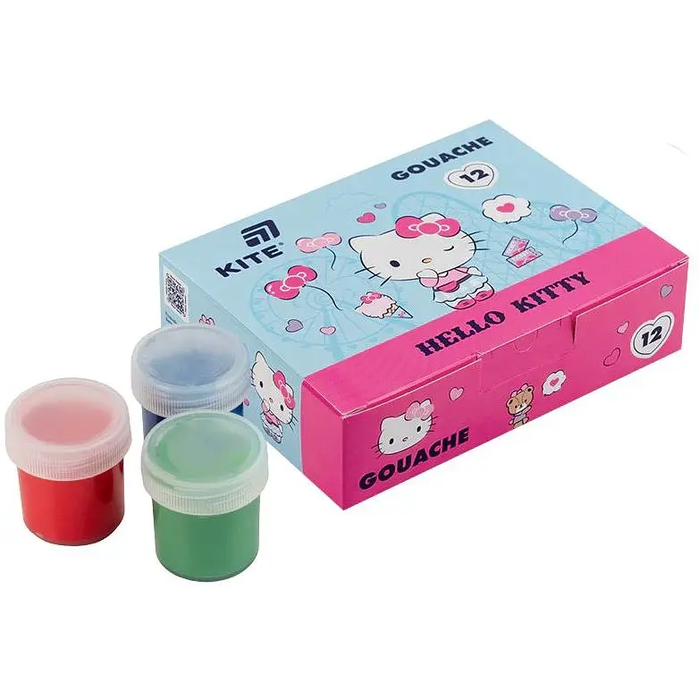 Гуаш Kite Hello Kitty 12 кольорів (HK25-063) - фото 2